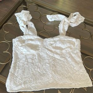 Nasty Gal tie sleeve top